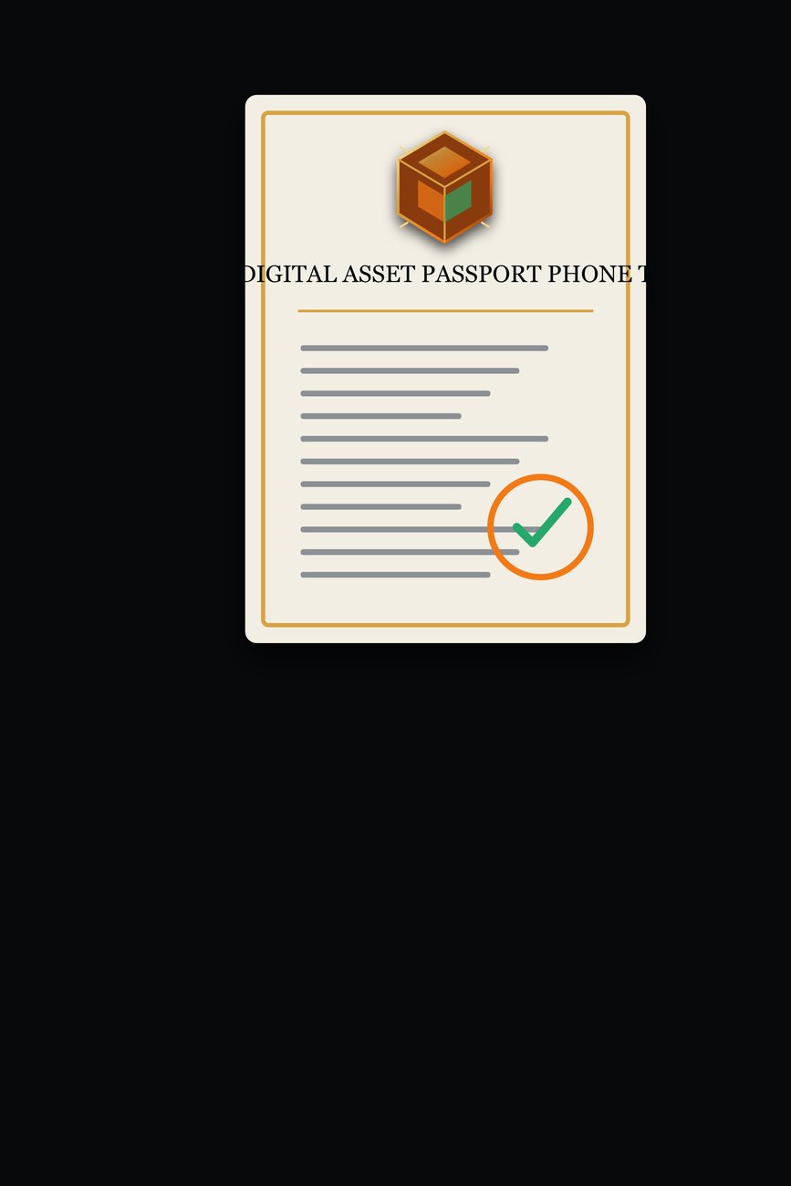 Digital Asset Passport